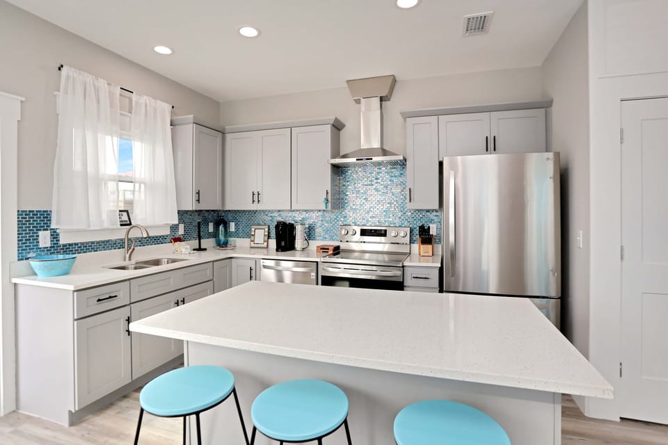 Kitchen with Bar Seating