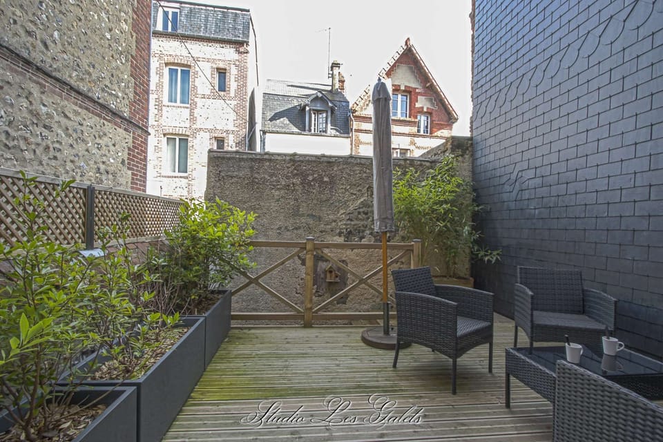 Studio Les Galets - Terrace, Outdoor sitting area
