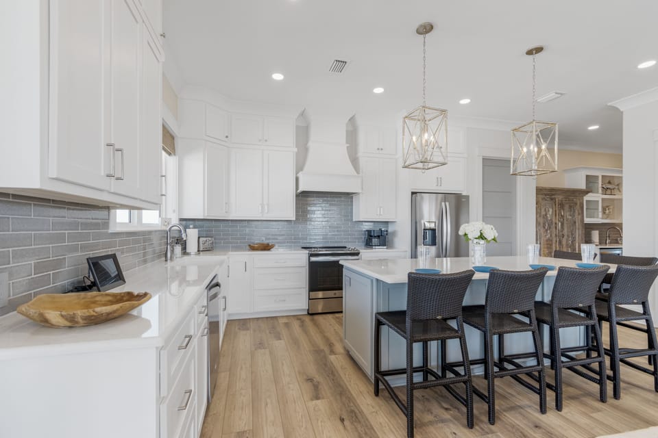 High end appliances and finishes