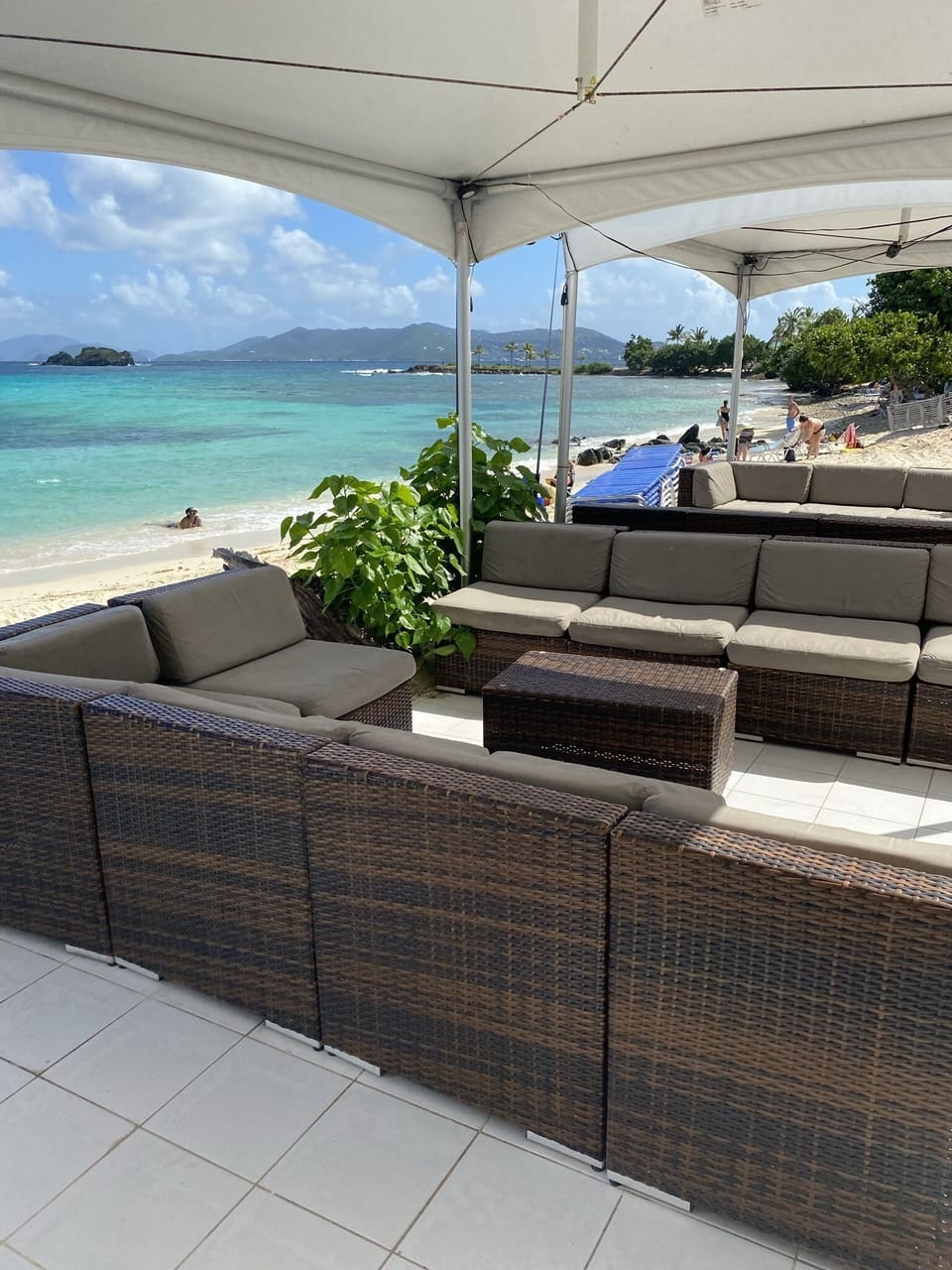 Lounge in the shade at Sapphire