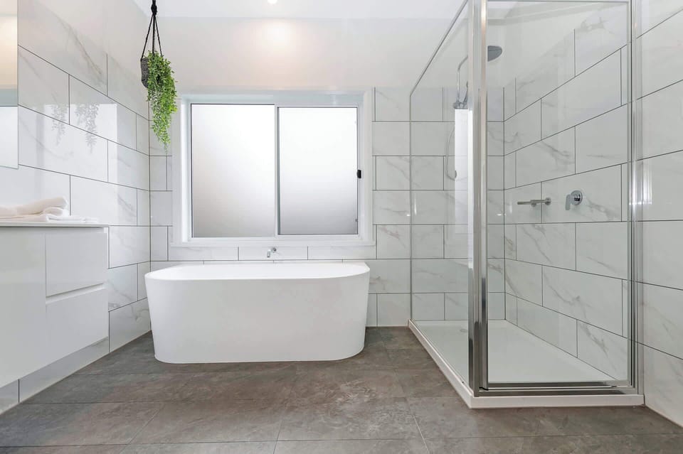 Central bathroom
