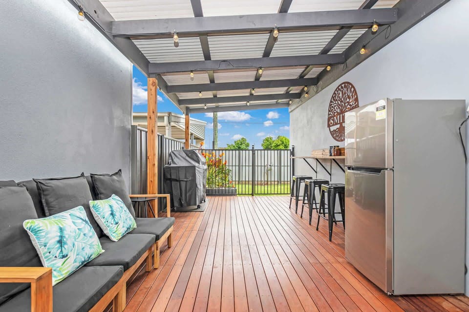 Outdoor undercover living area