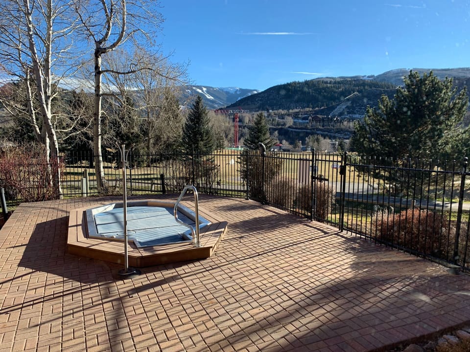 Hot tub with epic views
