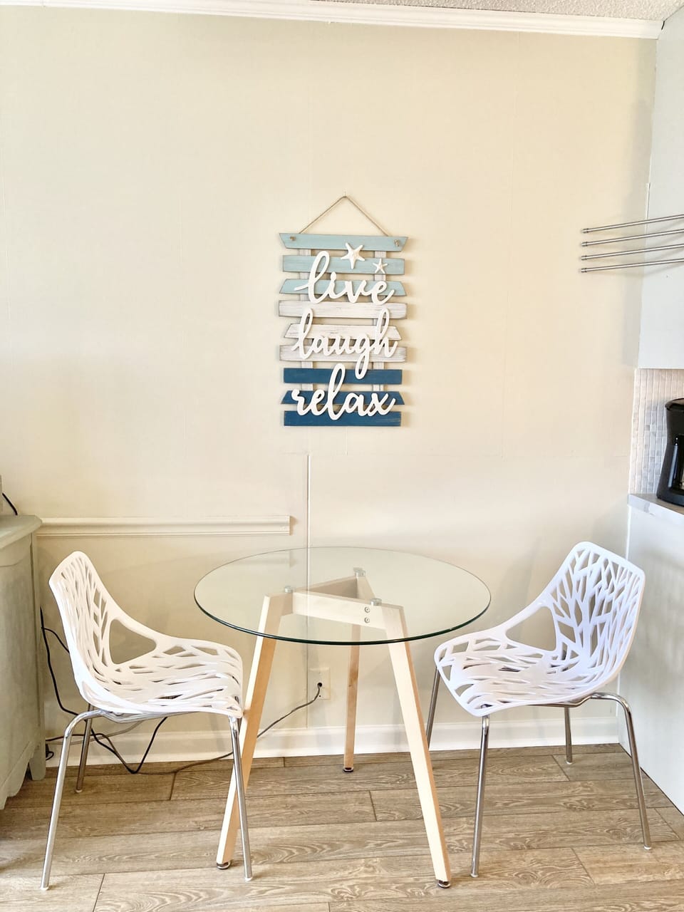 Dining table.