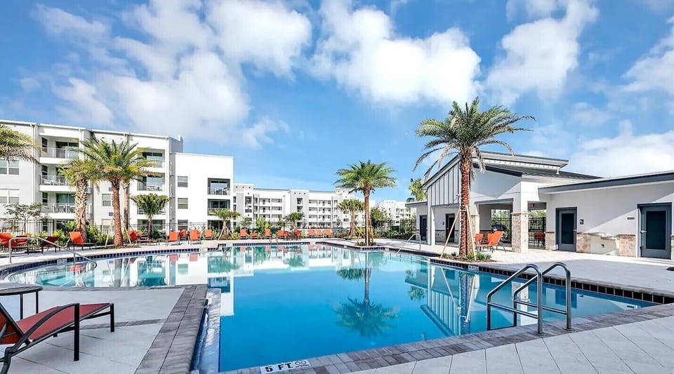 One of the (multiple) resort pools. This one located near the Paradox Circle Condo Area