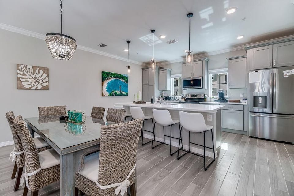 Kitchen and dining room
