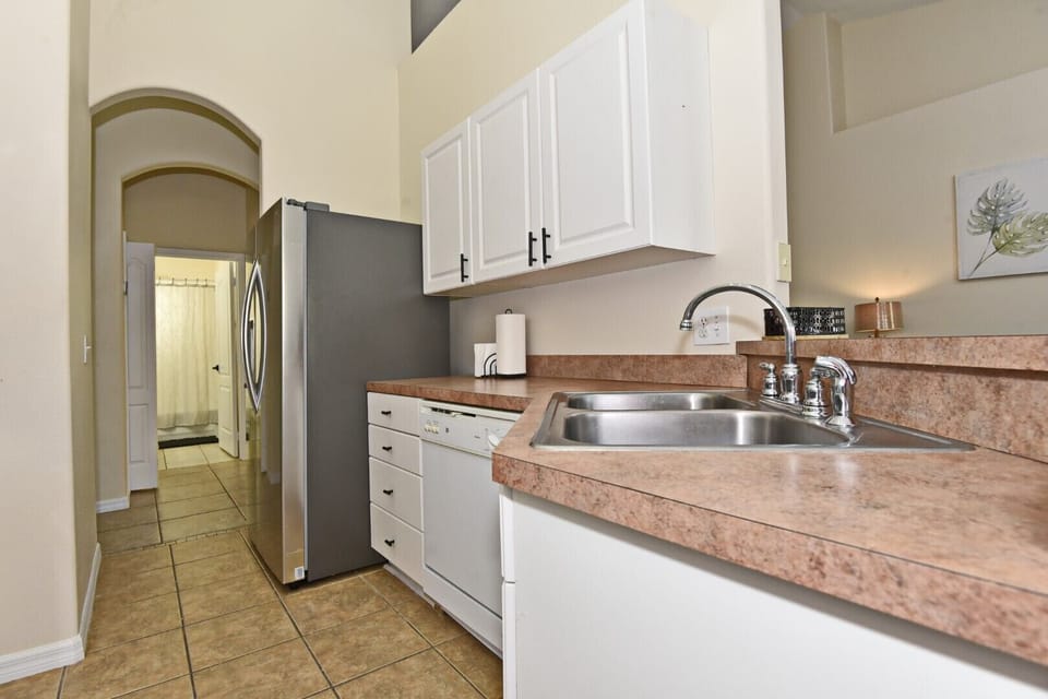 Fully equipped kitchen with cooking essentials