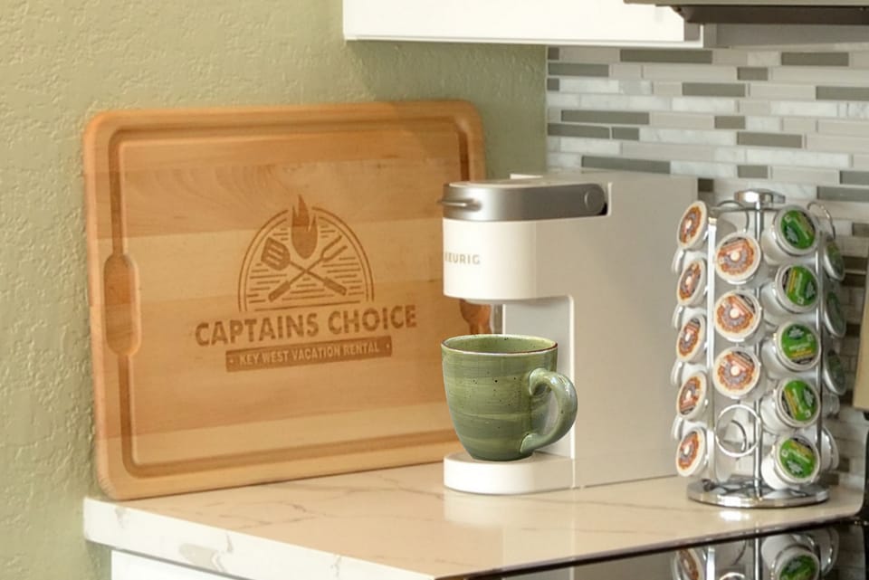 Keurig with pods, and regular coffee maker