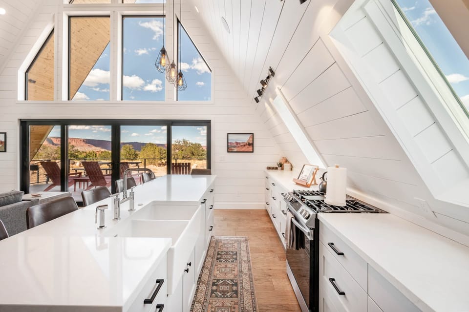 Capitol Reef views from kitchen