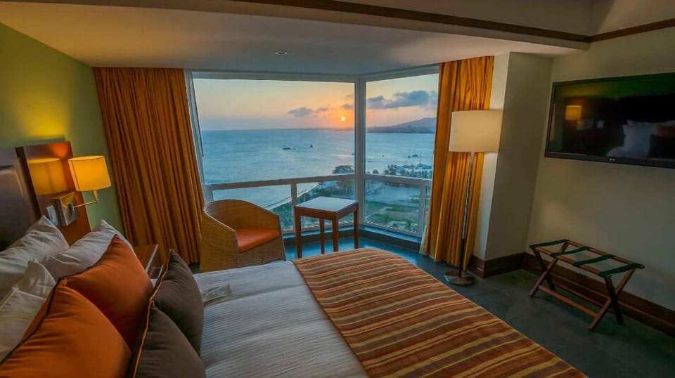 Premium bedding, down comforters, Select Comfort beds, minibar