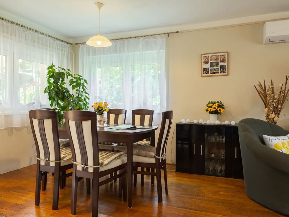 Furniture, Interior Design, Flooring, Floor, Table, Wood, Room, Dining Room, Lighting, Chair