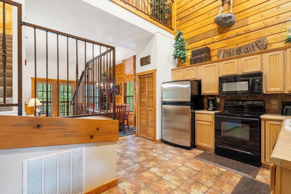 Open Floor Plan, Stairs leading to the Loft
