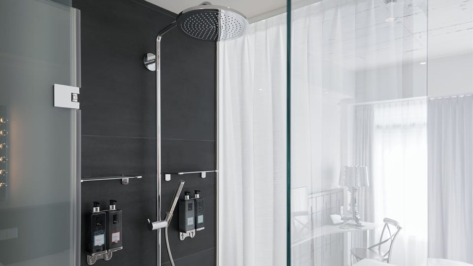 Room, 1 Queen Bed (Nest Room) | Bathroom | Shower, rainfall showerhead, eco-friendly toiletries, hair dryer