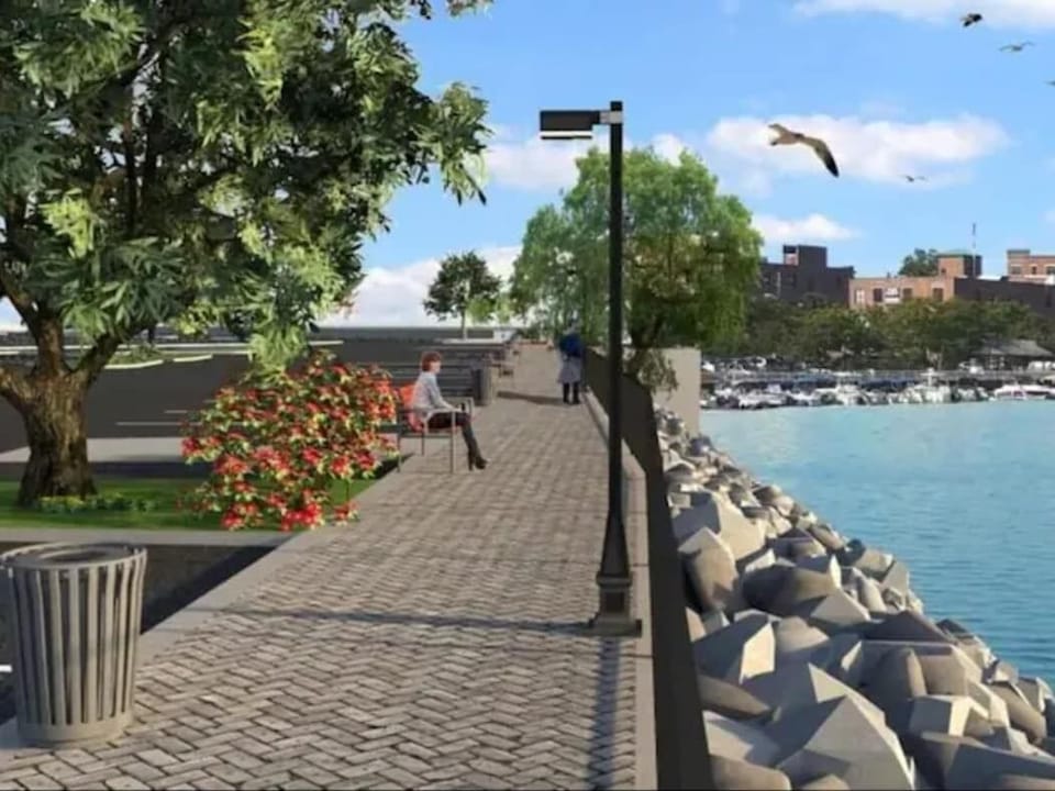 Downtown Port Chester on the water.   Go to Bar Taco as GREAT spot / food of Tapas and more. 