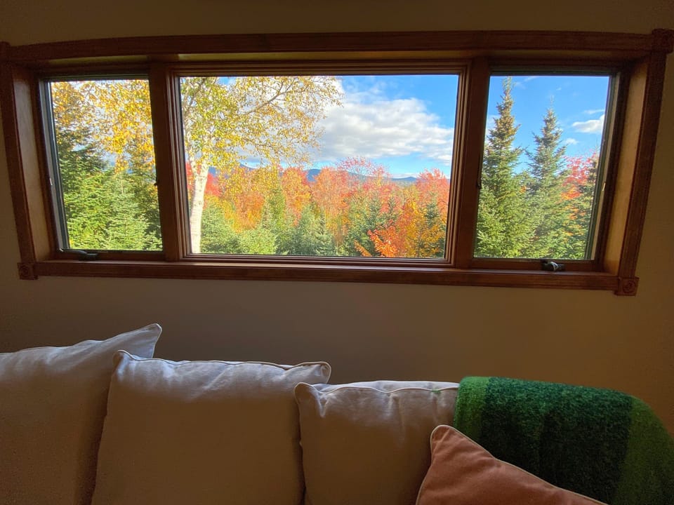 Stunning views from 3rd level TV area