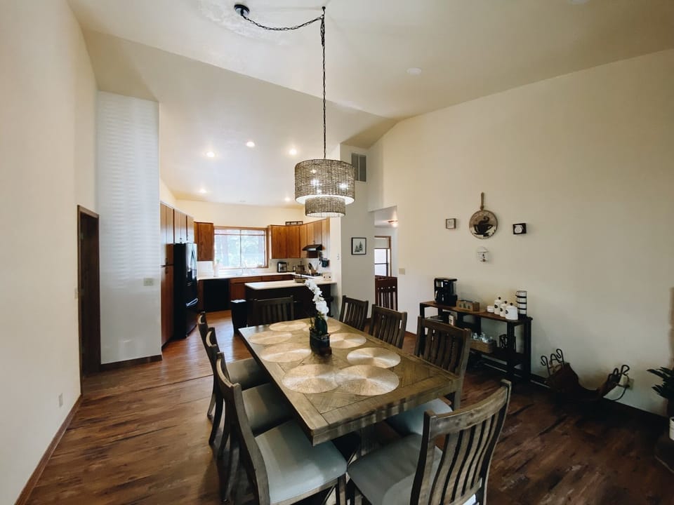 Dining Room | Main Level | Wood stove
