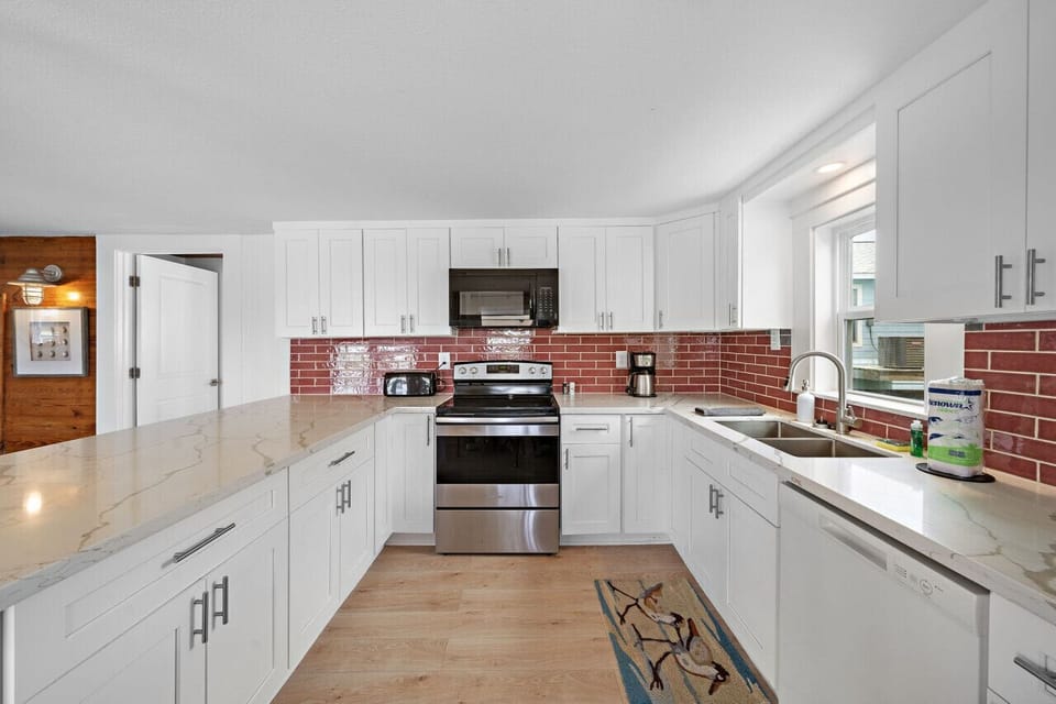 Whip up delicious meals in this charming kitchen