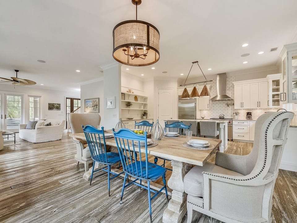 Dining Table with Seating for Six at 7 Dogwood Lane