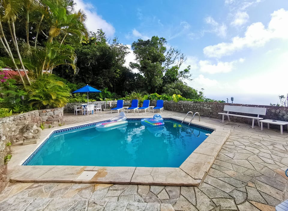 Relax by the pool.
