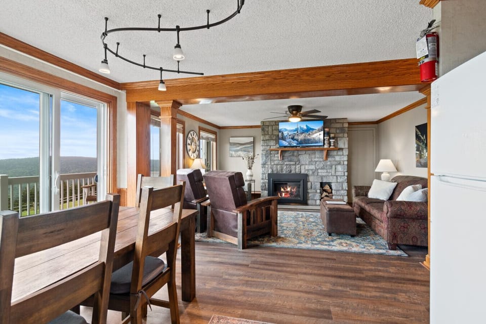View from Kitchen to Living Room