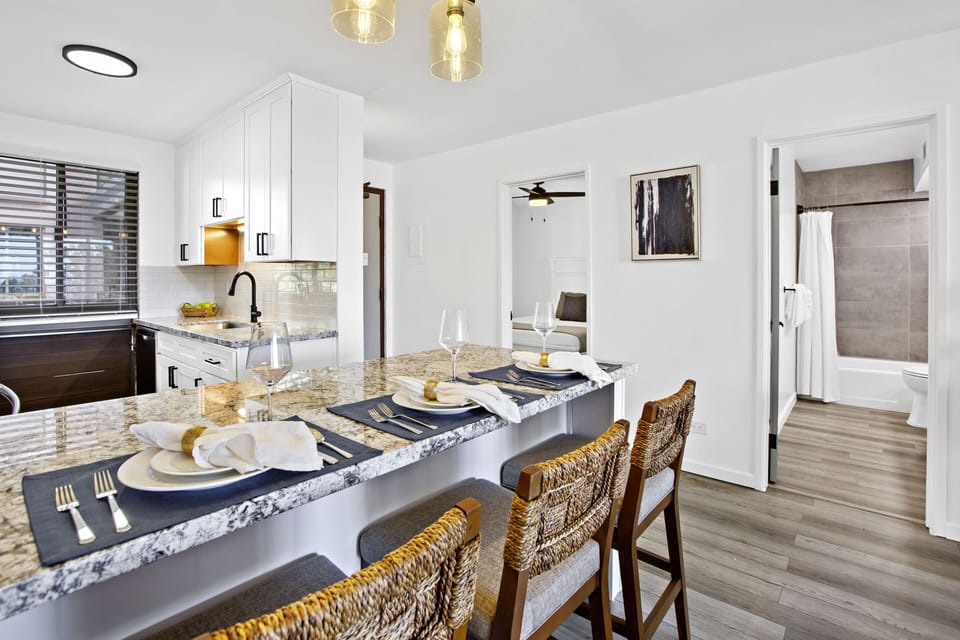 Ample Kitchen counter space
