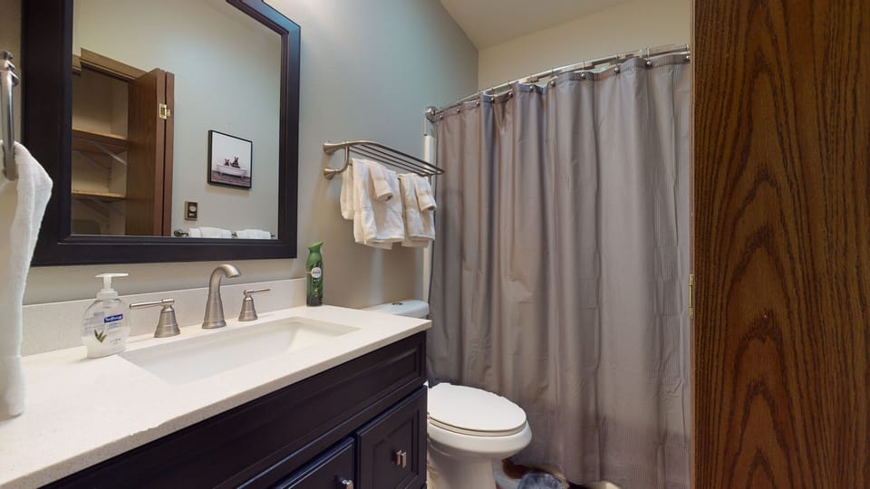 Bathroom with tub/shower combo