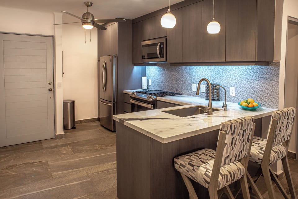 Fully loaded kitchen for those times you want to be at home. (Food not included)