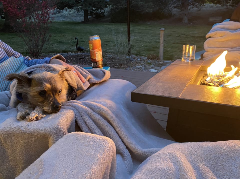 Everyone enjoys a fire table