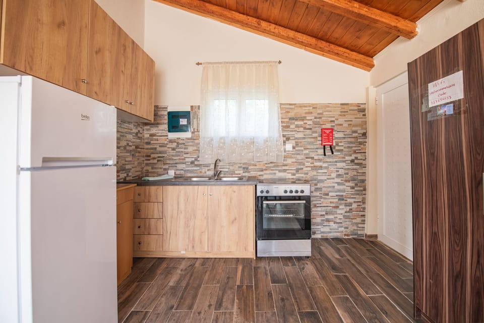 Stelios Stone House Sinarades Kitchen