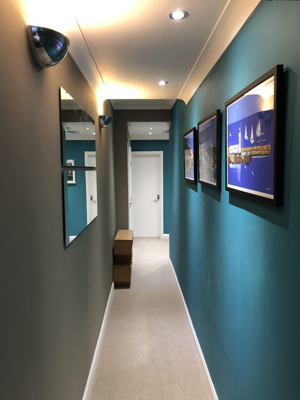 Door to flat.