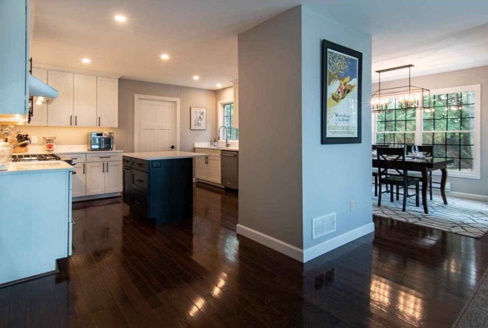 Kitchen and Dining - Wide View