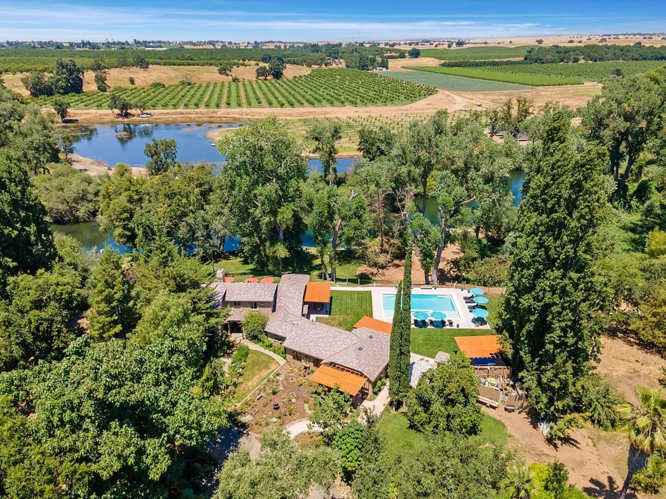 Aerial looking North