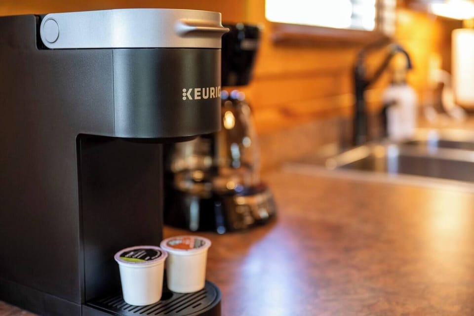 We offer both Keurig and standard coffee maker.