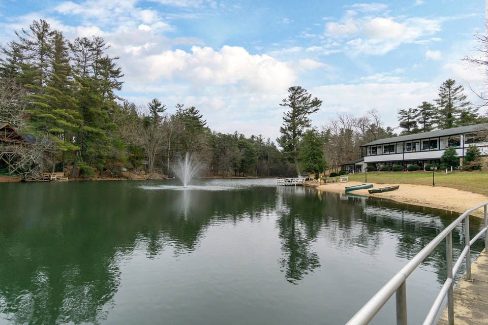 The paddle boats and canoes make for the perfect afternoon activity.