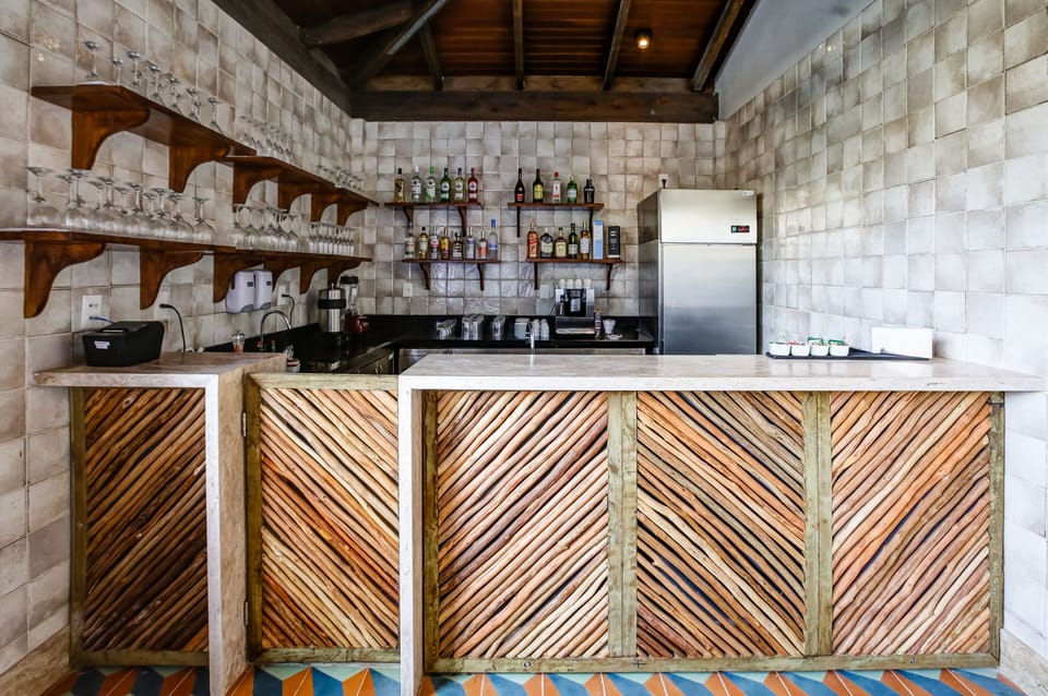 Poolside bar