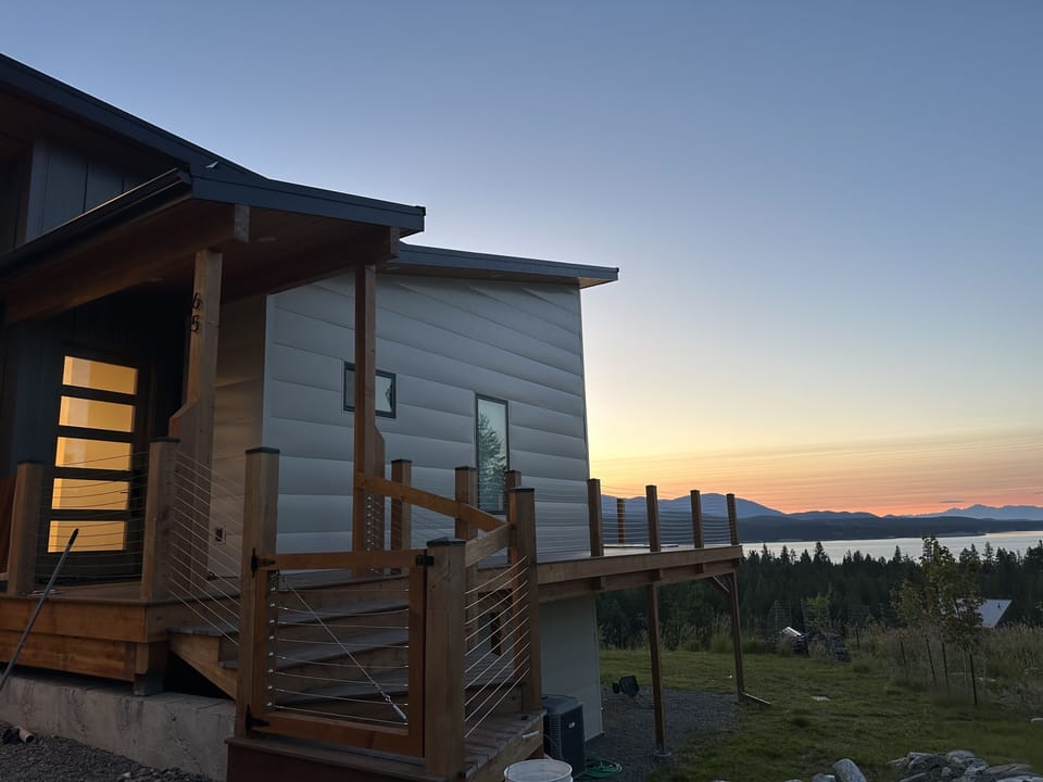 Perched up high to get an amazing view.