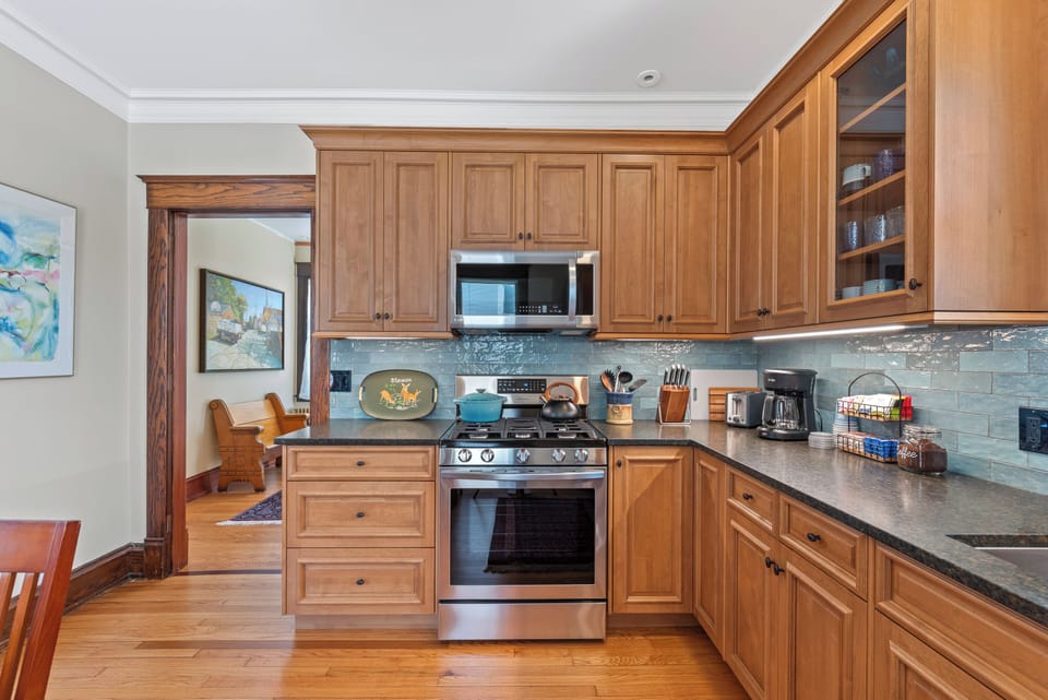 Completely updated kitchen w/ a modern, refreshed feel.