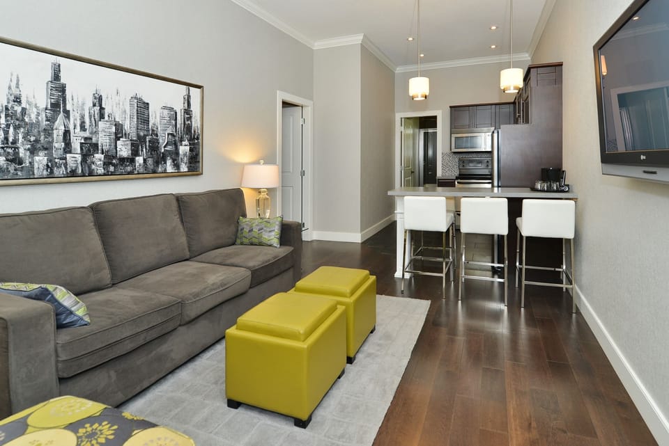Executive Suite, 2 Bedrooms | In-room safe, desk, blackout drapes, iron/ironing board