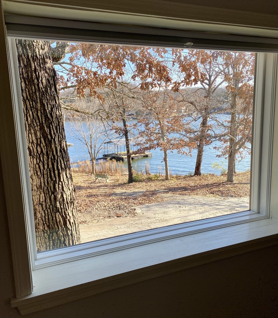 View from master bedroom