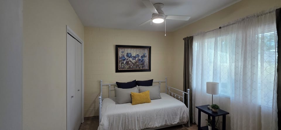 room, indoor, climate control, bed, private space