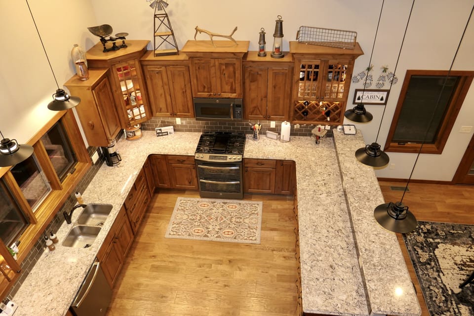 Large open kitchen