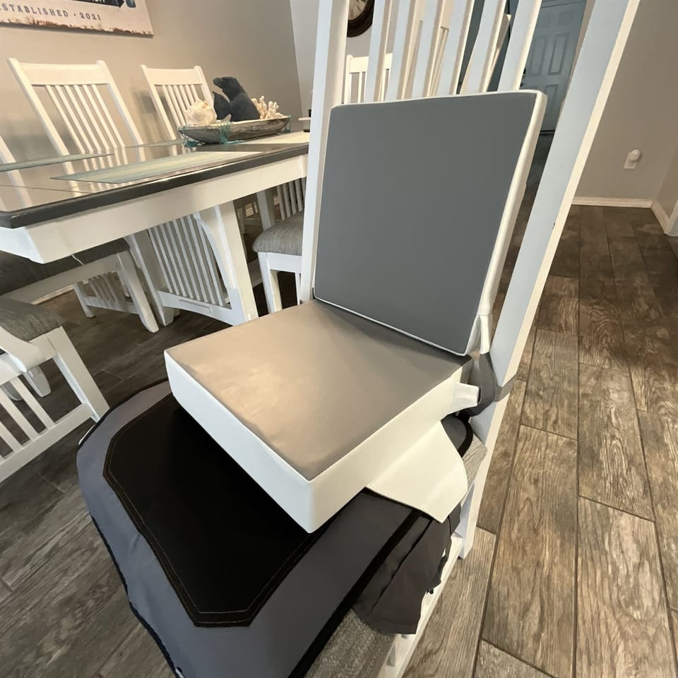 Toddler booster seat and chair cover