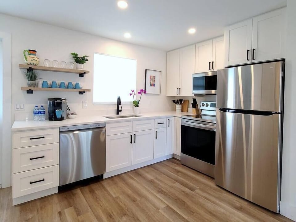 Our kitchen is stocked with all the essentials needed to prepare & serve an amazing meal. 