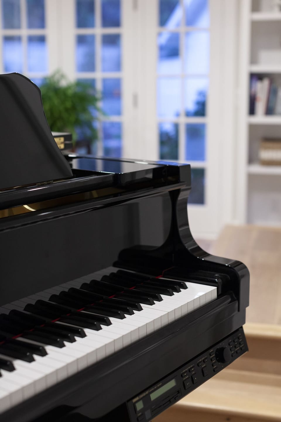 Piano room off the front entryway