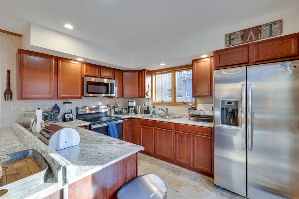 Modern Kitchen with all the appliances 