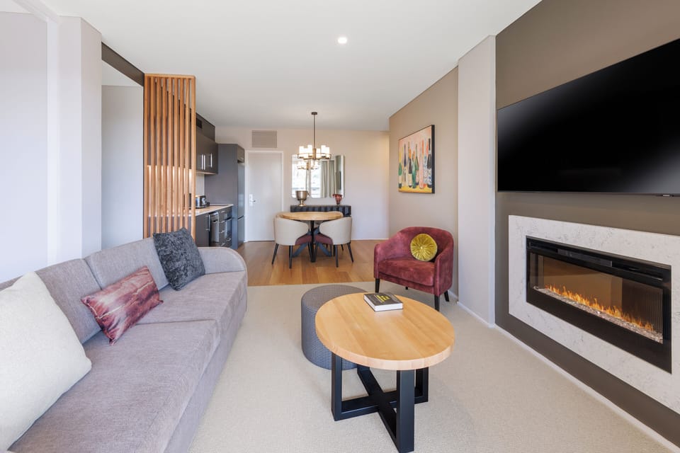 Apartment, 1 Bedroom | Living area | LCD TV, DVD player