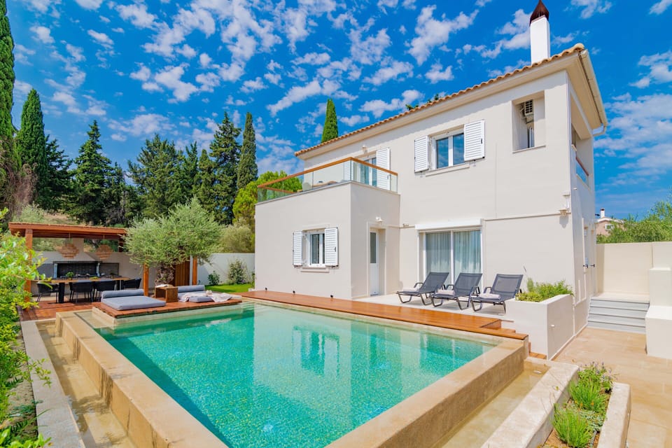 This sublime retreat is an architectural gem on Zakynthos Island.