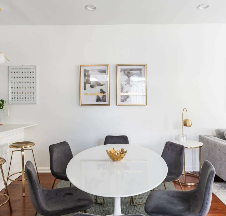 Dining space downstairs!