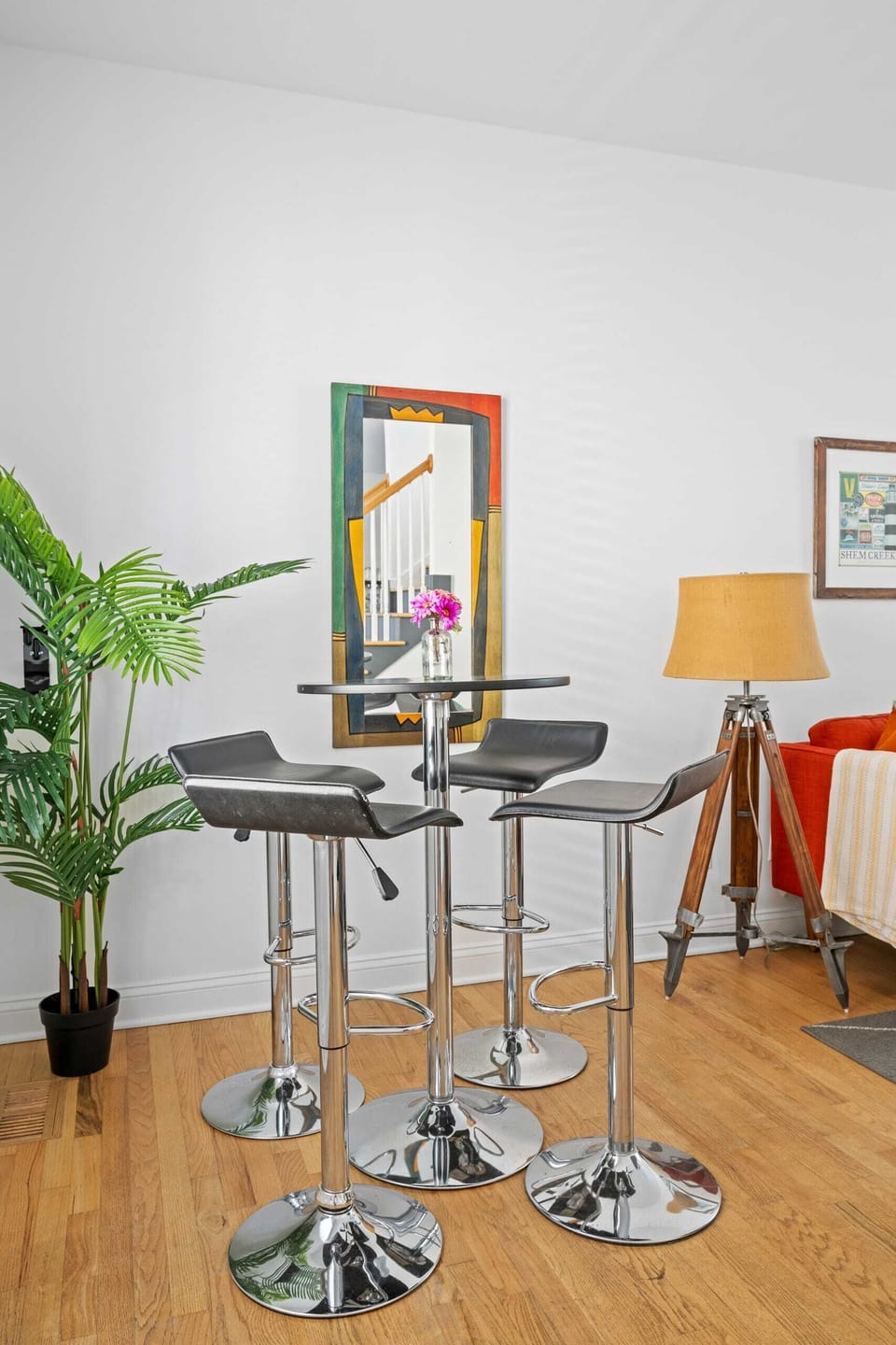 High top seating for additional dining space!