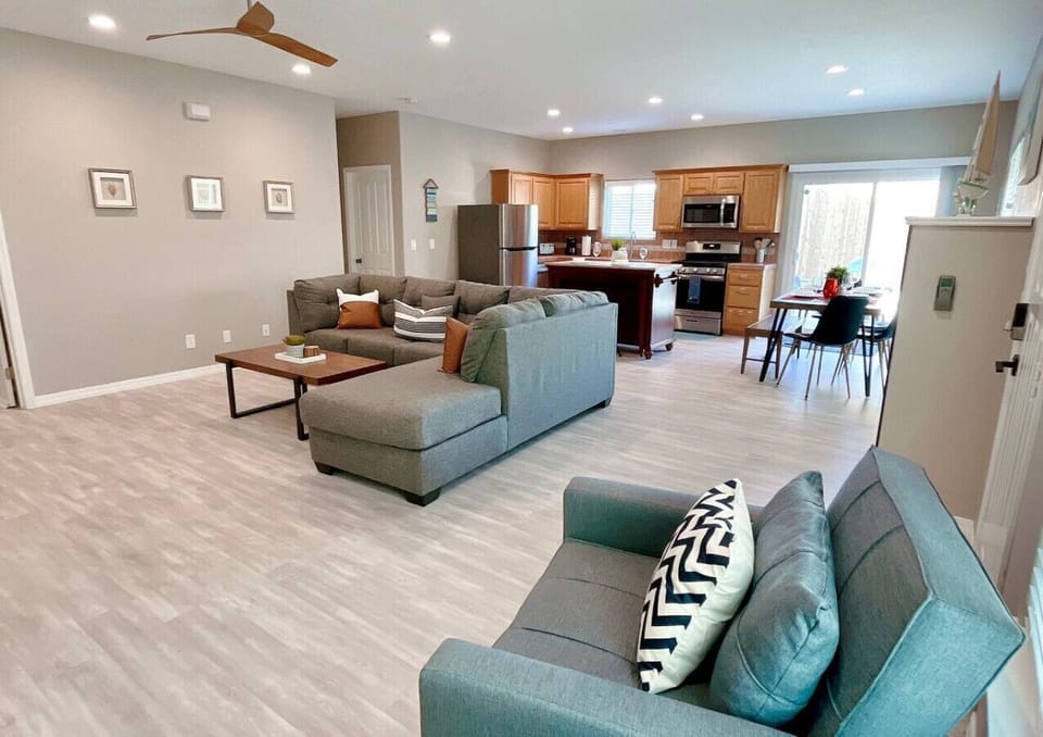 Downstairs living area